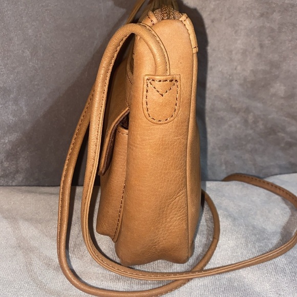 🆕 Fossil Brown Leather crossbody Messenger Bag and wallet Y2K - Picture 4 of 16